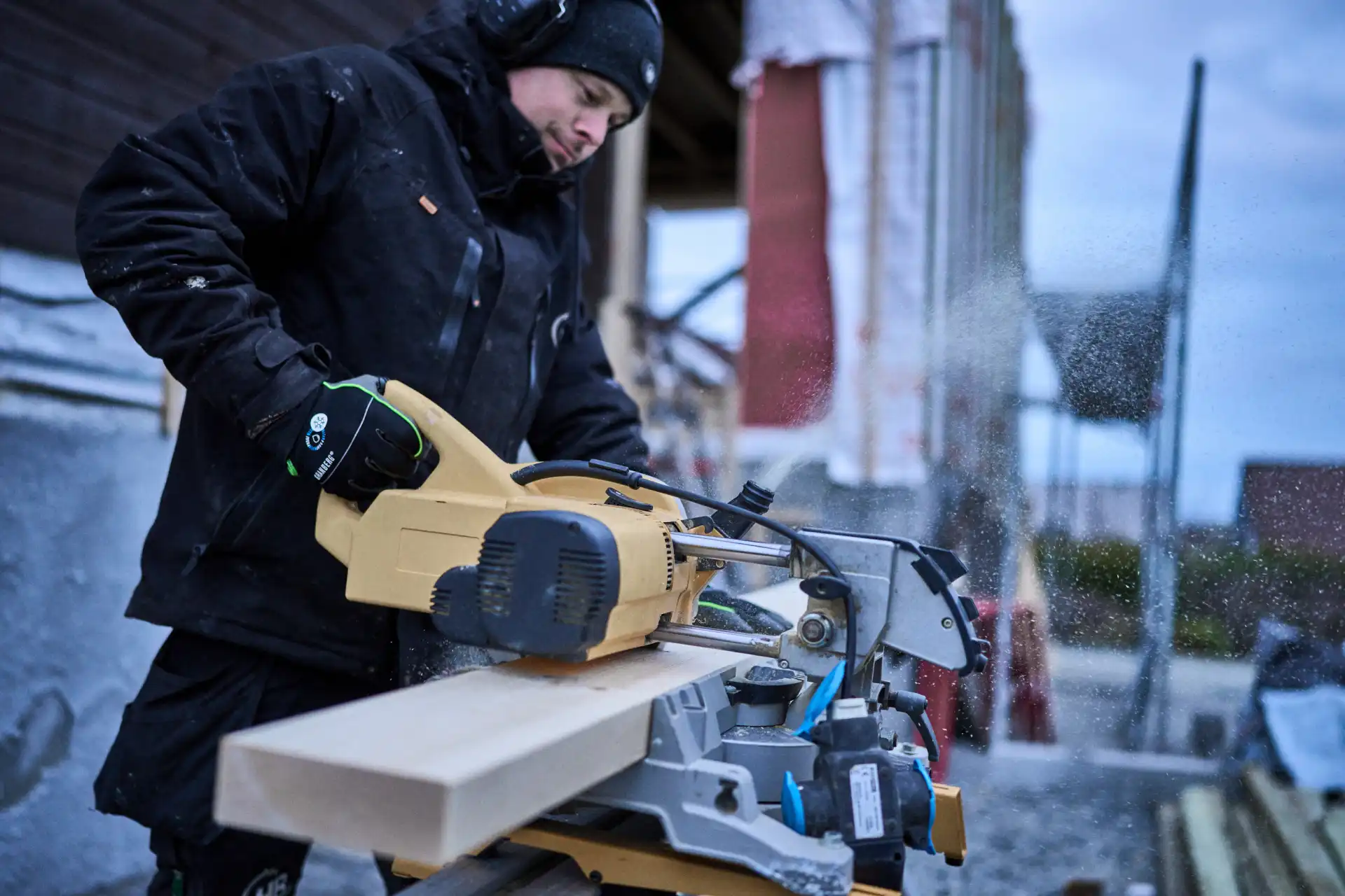 handske,vinter,skärskydd handske,vinter,skärskydd