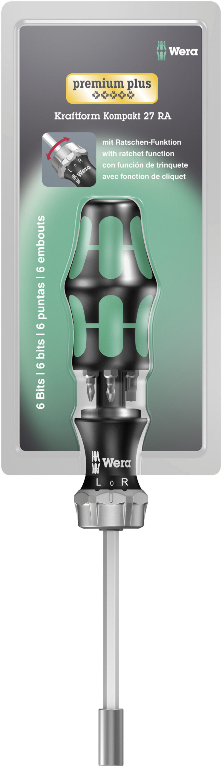 1b8f2c659eee37e44d7106e5ff6a9725 WERA KK 27 RA 1 Bitsmejsel med spärrfunktion och bits