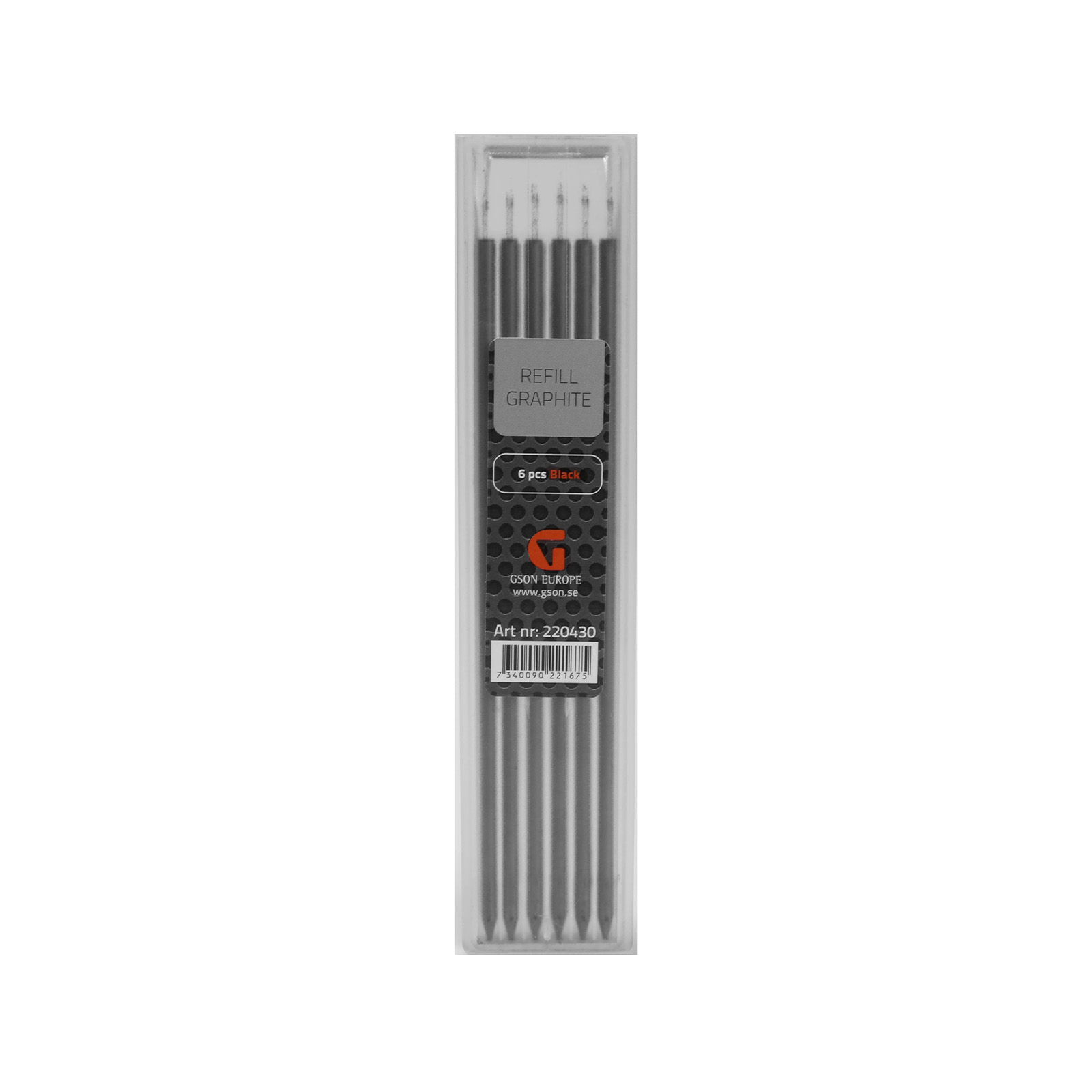 220430-Refill-Graphite Reservstift Blyerts 6st (220405/220425 )