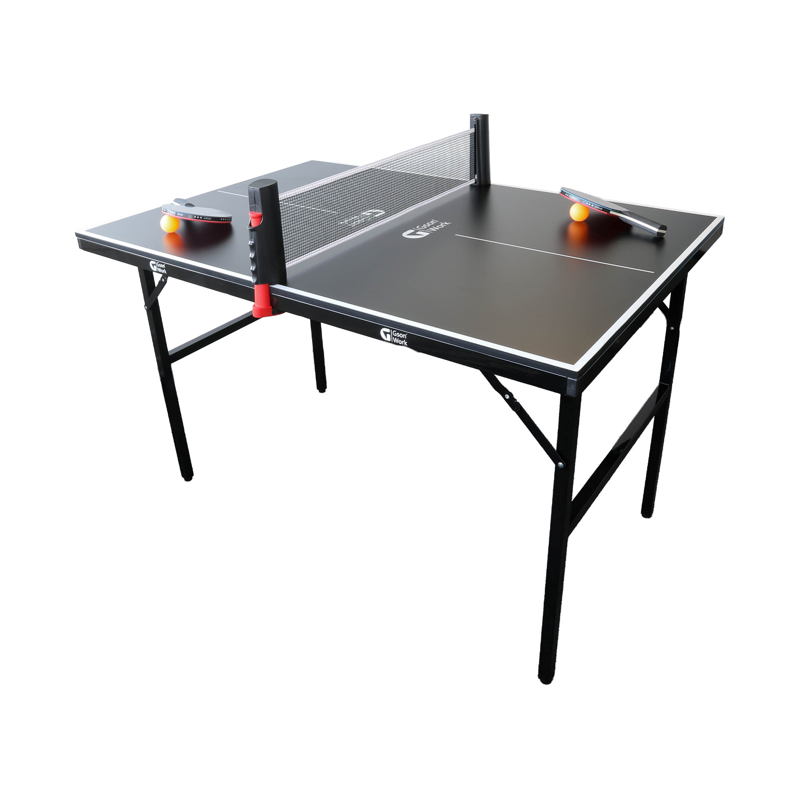 400263-Tennis-Table Table Tennis Table 120 x 80 x 76 cm + 2 Rackets / 3 Balls