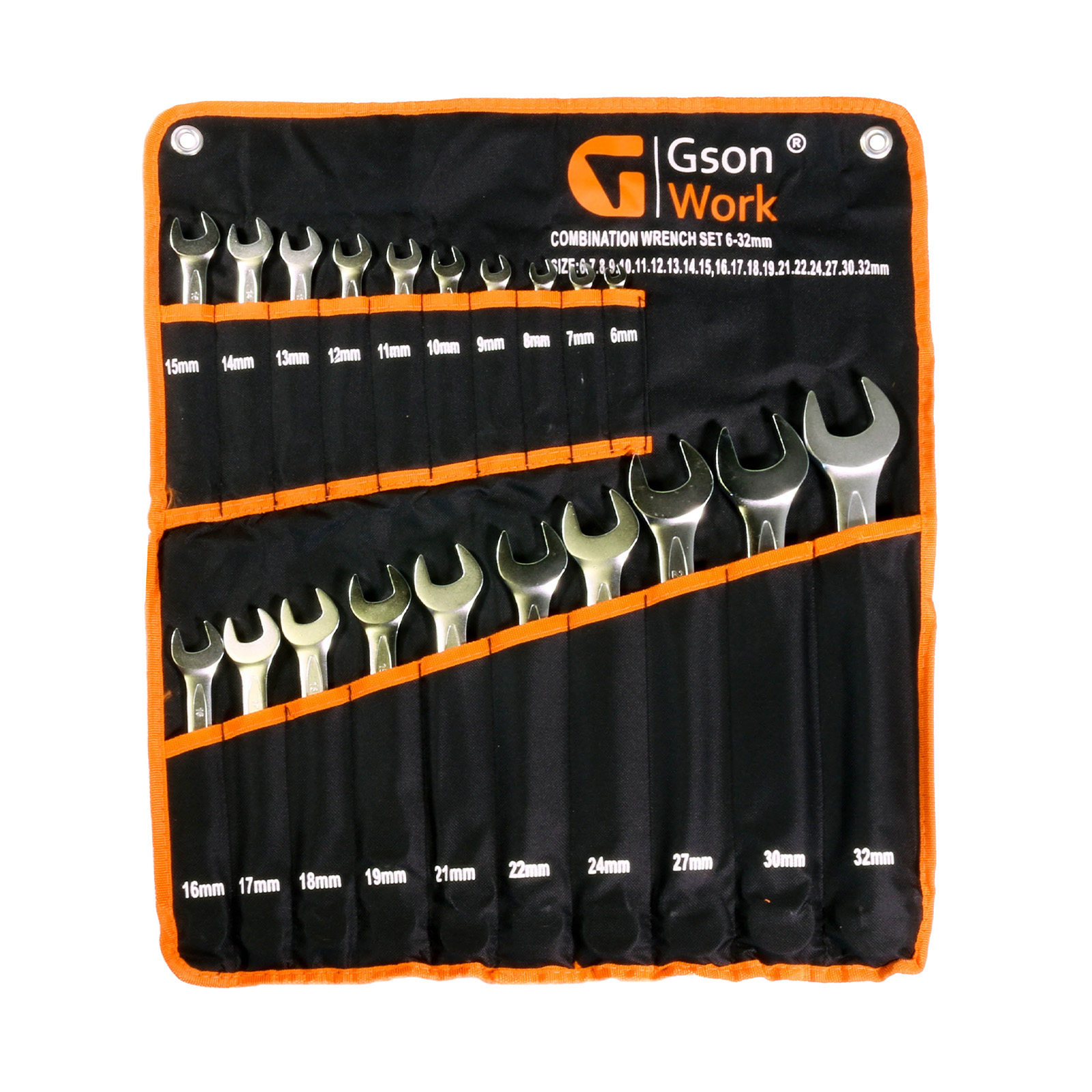 502000-Combination-Wrench-Set-6-32-mm-20-pcs Combination Wrench Set 6-32 mm 20 delar