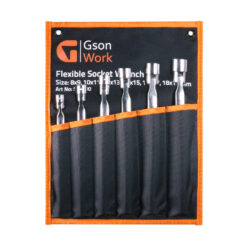 Double Flexible Socket Wrench Set 8-19 mm 12PT 6 delar