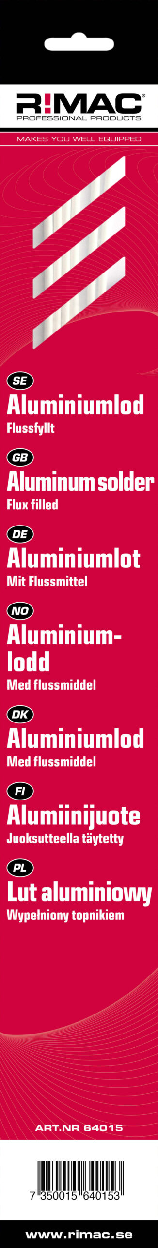 670140f735dc169150fbeab08c0f20c6 RIMAC Aluminiumlod flussfyllt 2.0mm(7st)
