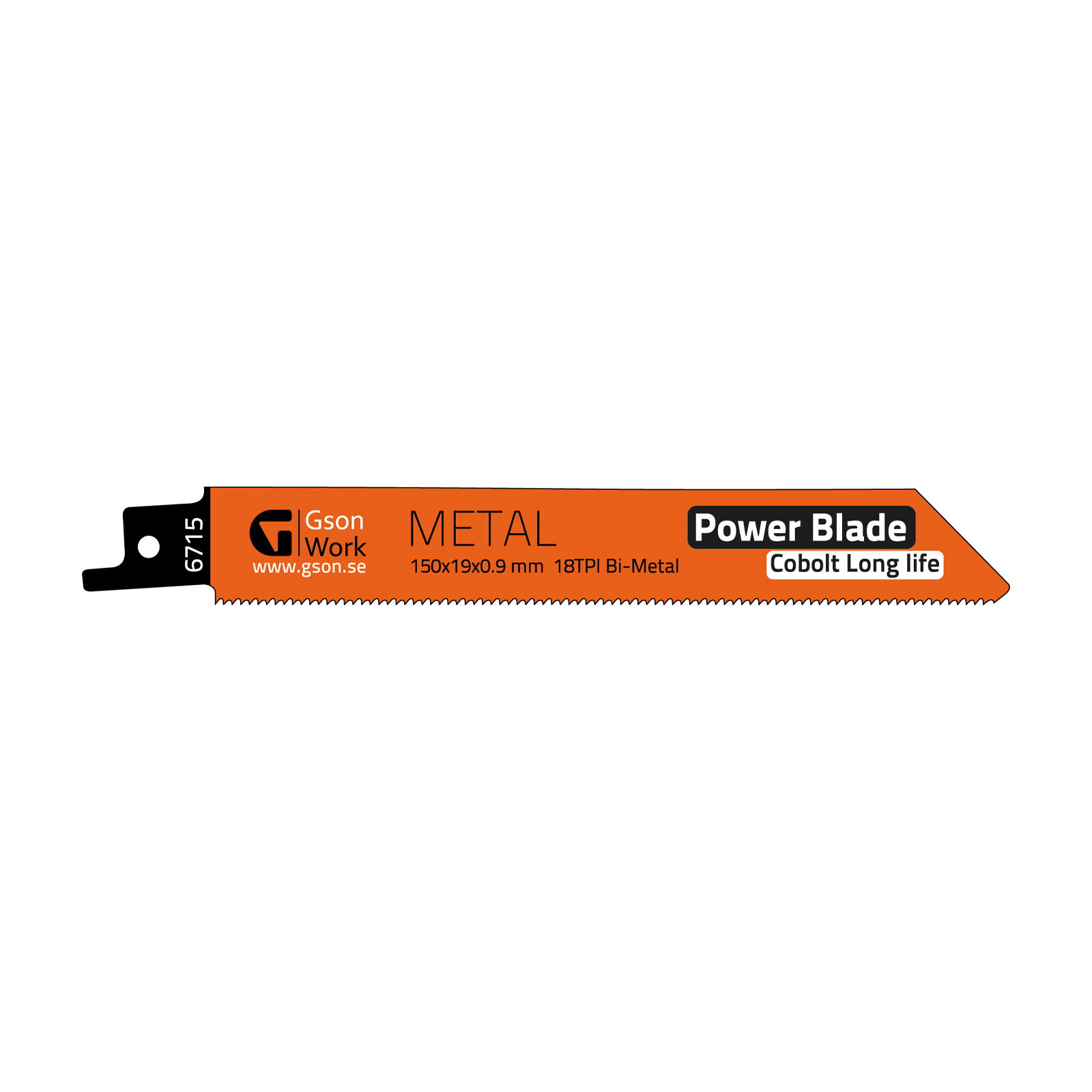 6715-Tigerblade-Metal-18 Tigerblade Metal 18 150 x 19 x 09 mm 18 TPI 10 st