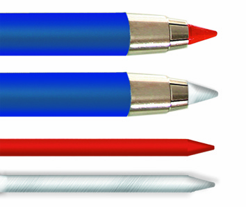 8f80b11eac9096740b99fd1940f88a3e BLEISPITZ Profi Marker 2 pennor + stift