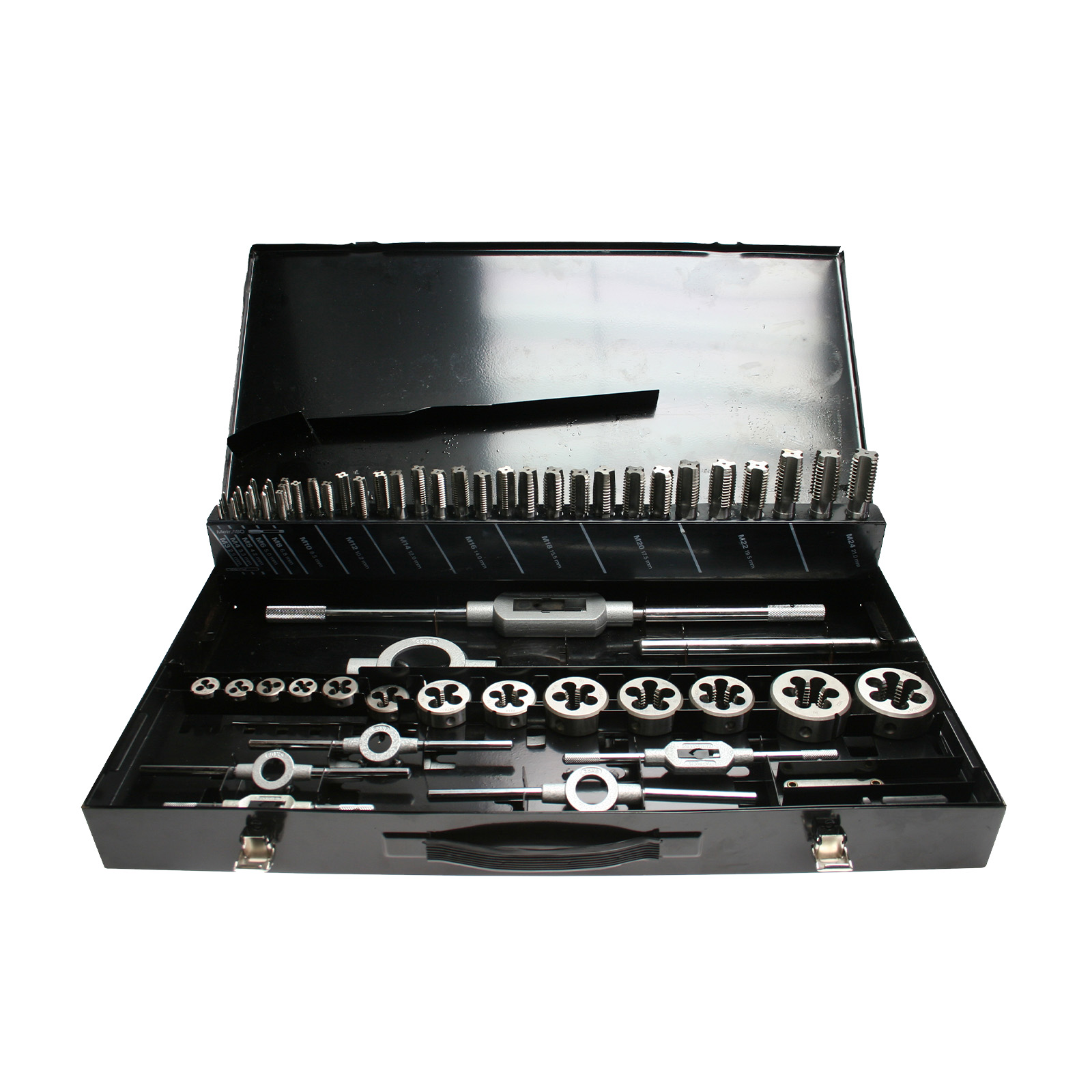 B643-Thread-Cutting-Set-M3-M24 Thread Cutting Set M3-M24 64 delar