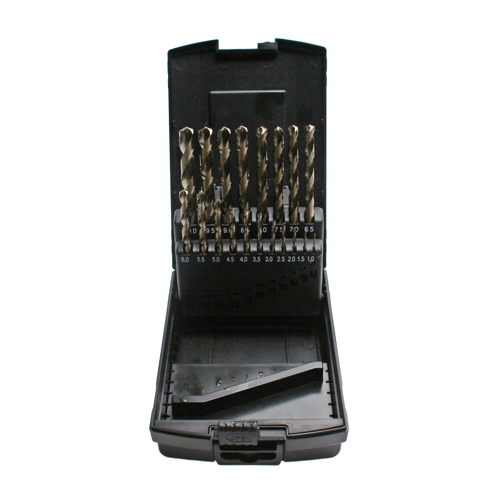 B828-Cobolt-Drill-Set-1-10 HSS-G Cobolt 5% Drill Set 1-10 mm