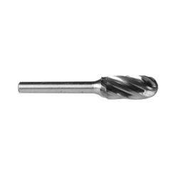 Aluminium Burr Ball Nosed Cylinder 12 x 25 x 6 mm ( C )