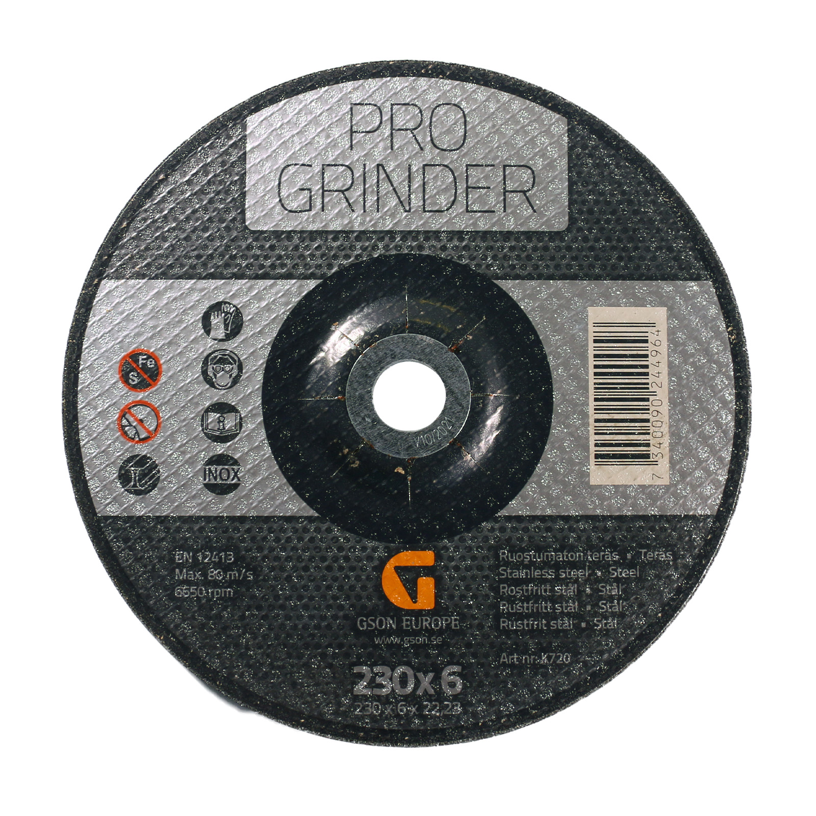 K720-Pro-Grinder-230x6 Pro Grinder 230 x 60 x 2223 mm