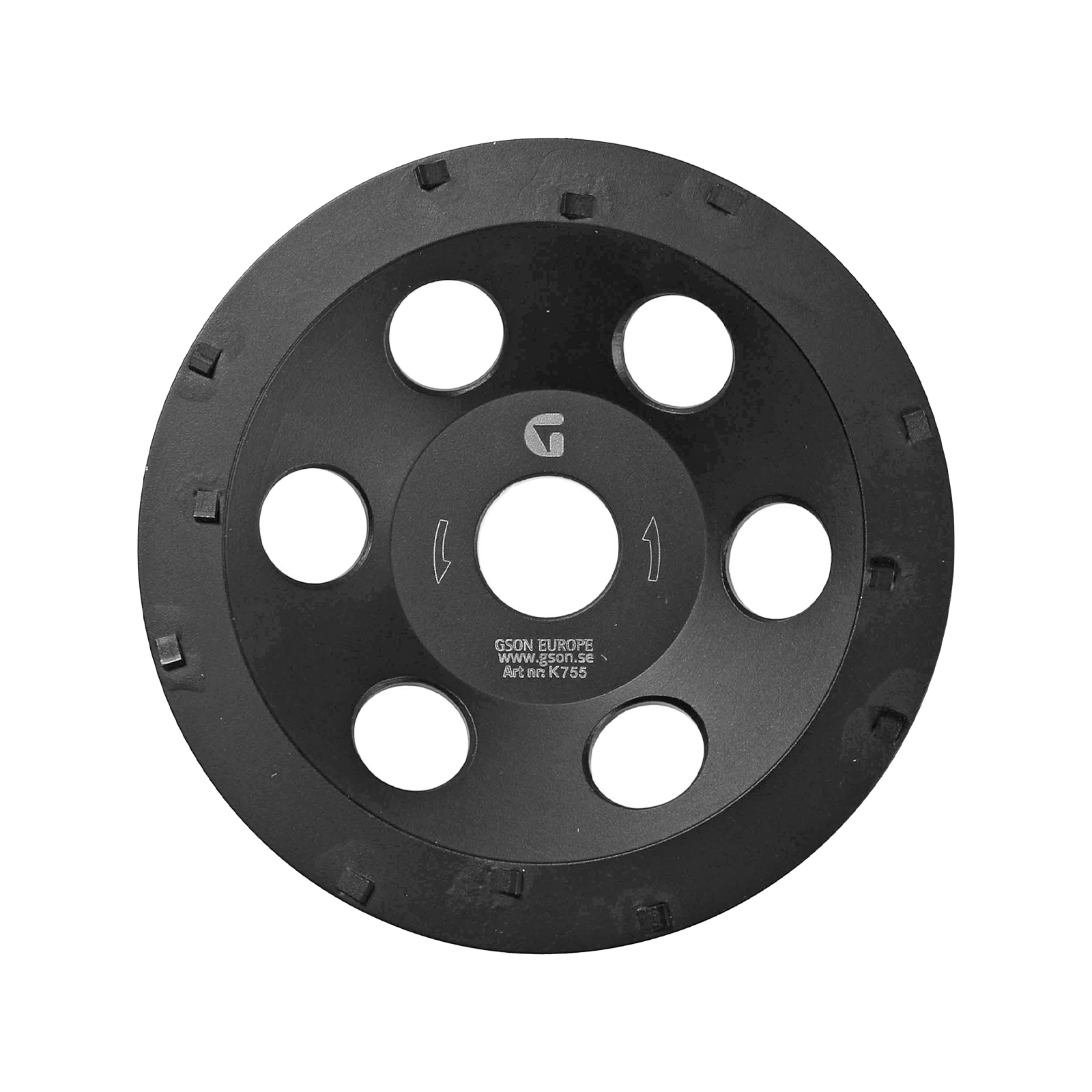 K755-Diamond-PDC-Cup-Wheel Diamond PCD Cup Wheel 125 x 15 x 12 x 2223 mm