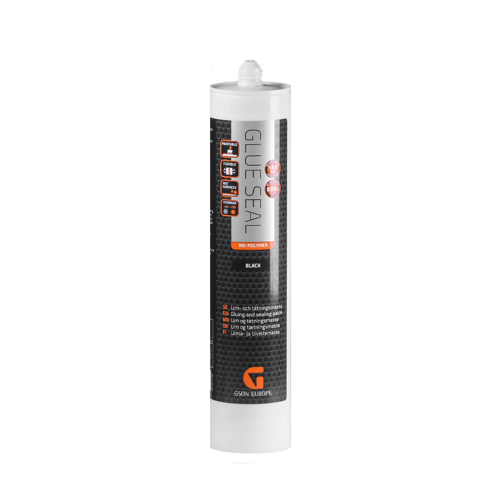 T130-Glue-Seal-Black Glue Seal Black 290 ml