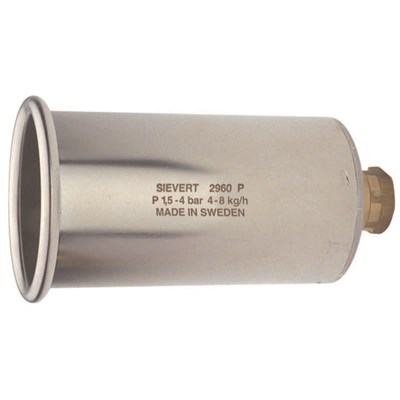 b08ee6f31cf170a1a8aba13dc42024c7 SIEVERT PRO 88 Kraftbrännare, rostfritt stål, Ø 60 mm, 5300 g/h 2 bar, 8250 g/h 4 bar
