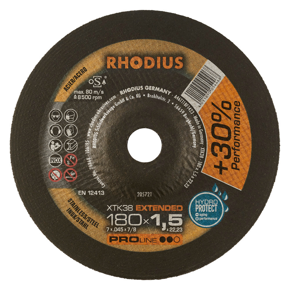ce81ac61eaff80af10c3d418edfe5ff5 RHODIUS XTK38 Kapskiva 180x1,5 (25/förp)
