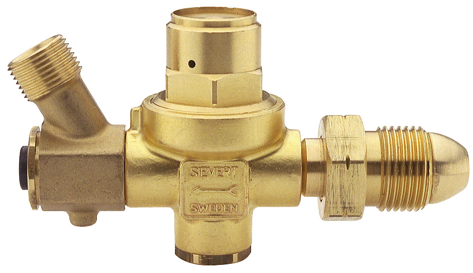 d2a38e60b6652d48e6fc936b6731f176 SIEVERT Gasolregulator m slangbrottsventil POL 2 bar 4kg/h