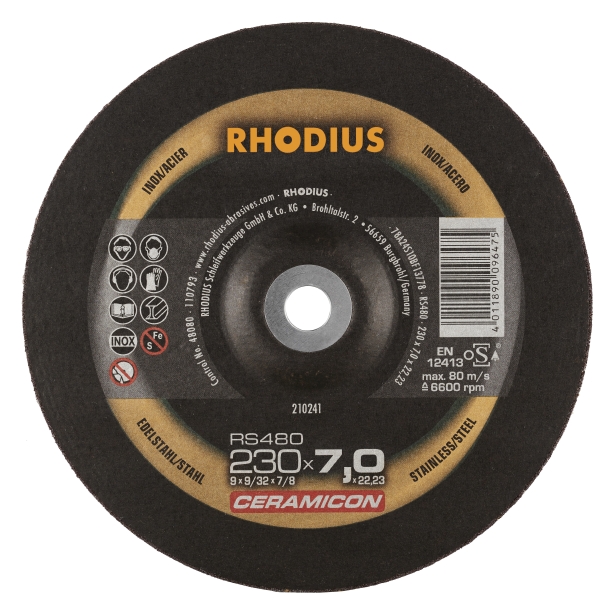 d3e06a6a2d7a5be8c35d51e13e5d7bcf RHODIUS CERAMICON 230x7,0 10/förp