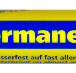 BLEISPITZ Permanet-Marker Rund spets Svart 10st