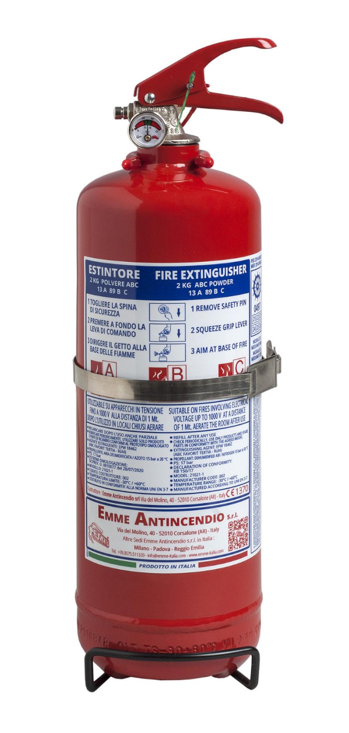 ef057fb3c9c90c5f2193cba53d105e29 EMME Brandsläckare Pulver 13A 89 B C 2kg